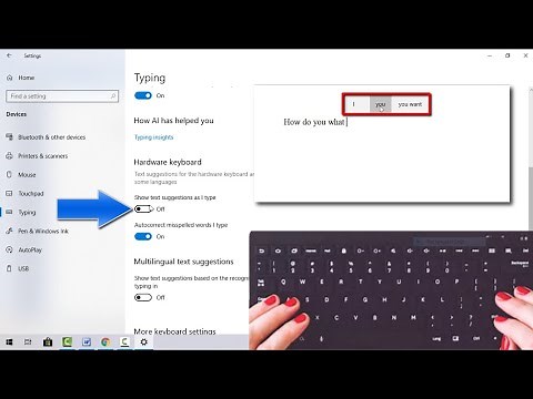 How to Enable Auto Text Suggestion When Typing on Windows 10