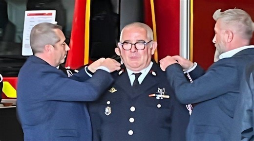 Spézet. Yannick Pichon honoré par le SDIS