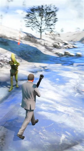 What Happens If You Meet Aliens In GTA 5? #gta #gtav #shorts