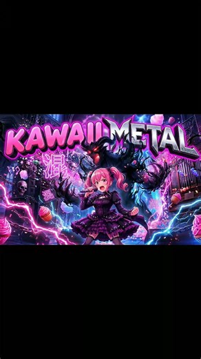 ✨ KAWAII METAL CHAOS! 🎀🔥 #MagicalDisasterSymphony #shorts