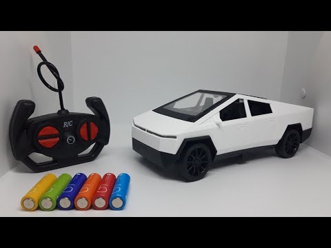 Unboxing the FUTURISTIC Tesla Cybertruck RC Car! 🚙✨