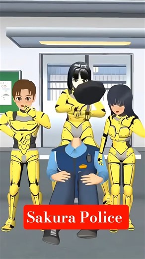 YUTA beating police #sakuraschoolsimulator #sakuragame #vuralvideo #beautiful #viralvideo