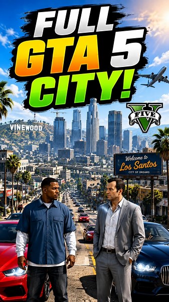 Franklin Finally Reached GTA 5 City! 😱