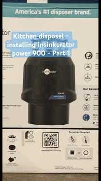 Kitchen sink disposal install #insinkerator #kitchensinkdisposal #diy #repair