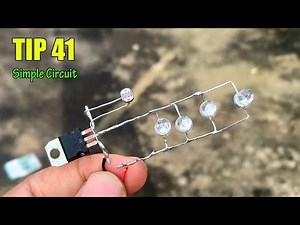 Top 2 Project with Tip41 | LED Flasher LDR