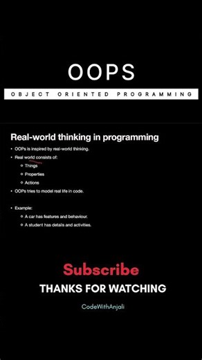 OOPs kya hai ? What is OOPs ? Object oriented programming system.
