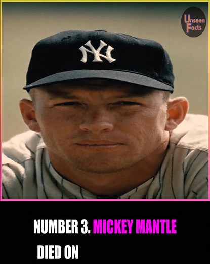 Remembering Yankees legend Mickey Mantle, who died of liver cancer at 63. #reels #mickeymantle #yankees #legend #baseball #cancer | Unseen Facts Compilations