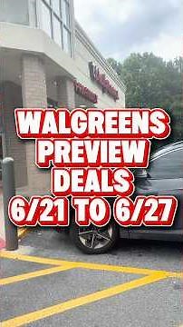 Walgreens preview deals 6/21 to 6/27 #walgreens #walgreenscouponing #walgreensdeals #couponing #fyp