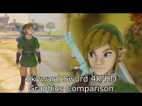 Zelda Skyward Sword 4K HD vs Original - Next Gen vs Wii Graphics Comparison