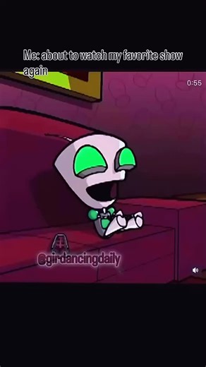 Invader zim GIR daily dancing | #gir #invaderzim | Instagram
