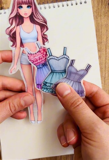 DIY Cute Paper Doll Craft Ideas for Dress Up