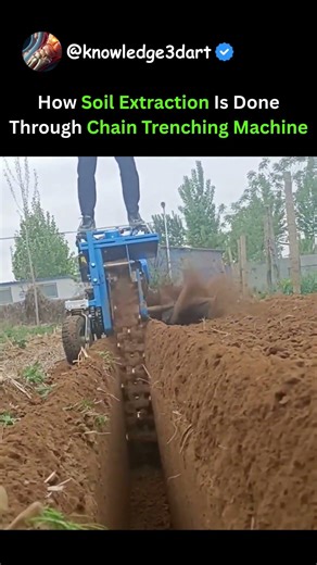 How Soil Extraction Is Done Through Chain Trenching Machine