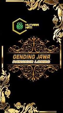 GENDING JAWA LADRANG PANGKUR LOMBO