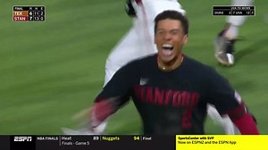 WALK-OFF‼️ WALK-OFF‼️ WALK-OFF‼️ WALK-OFF‼️ #MCWS x 🎥 ESPN / Stanford Baseball | NCAA Baseball