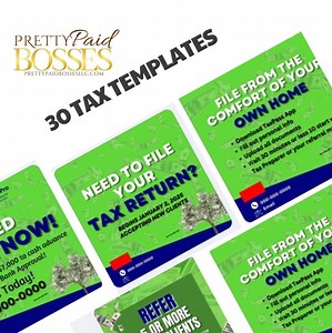 2024 Tax Office Graphics (pre-made) 30 Count - Etsy