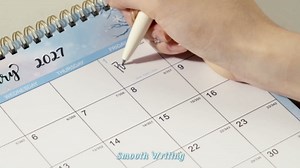 Desk Calendar 2026-2027 - Standing Flip Desktop Calendar 2026-2027 from July 2026 to December 2027, 18 Month, 9.8" x 8.3" Desktop Calendar for Office School Home, Animal & Seasonal Watercolor