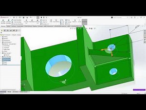 SolidWorks tutorial 3D Modeling: Part 76