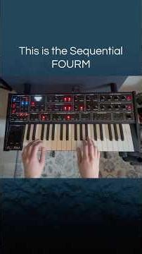 This synth sounds HUGE 🔥| Sequential FOURM demo
