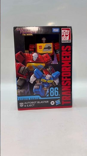 Unboxing the Transformers Studio Series 86-25 Blaster & Eject