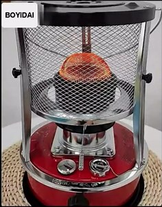 Portable Kerosene Heater Stove, 9000 BTU/H Indoor Kerosene Heater Height Adjustable Oil Heaters for Home Indoor Outdoor Camping Deck (Color : Blue(B))