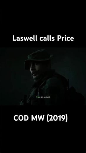 Laswell calls Captain Price #cod #gaming #callofduty