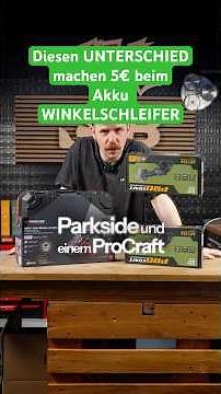 😱 €5 DIFFERENCE! PARKSIDE vs PROCRAFT - Performance Battery Angle Sander Test #shorts #diy