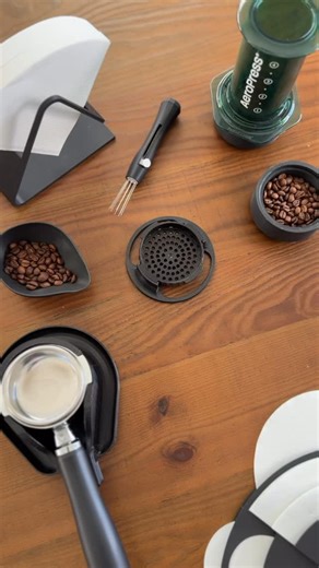 Andrew @ Pull & Pour on Instagram: "3D printed coffee gear. Printed graciously by @jeffgerards. Everything printed in PLA for daily use and PETG for anything that might experience heat. Models Used: * Bean dosing cup: https://makerworld.com/en/models/1501433-coffee-bean-dosing-cup-beautiful-flowing-design * V60 paper holder: https://makerworld.com/en/models/1446310-coffee-filter-paper-holder-v60-minimal * 5-in-1 coffee filter holder: https://makerworld.com/en/models/1027169-5-in-1-coffee-filter-