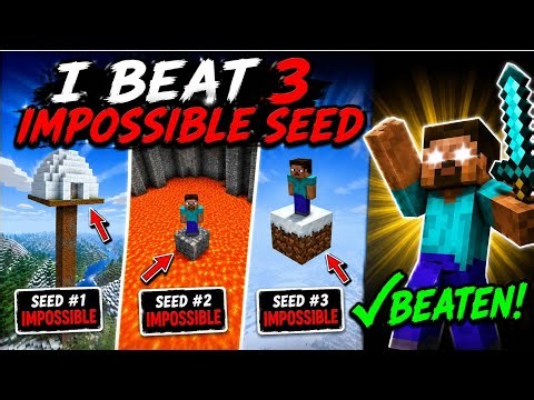 Can You Beat These 3 Impossible Minecraft Seeds? 🔥