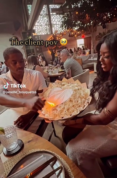 Client POV of Adorable Floral Arrangements