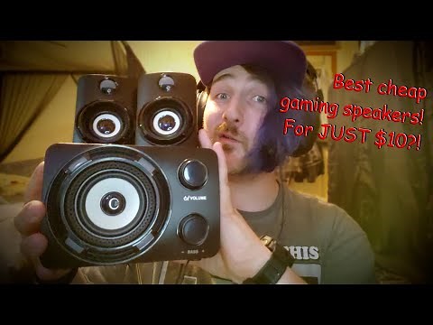 Bugha LED Gaming Speaker and Subwoofer set review from Five Below! (Decent gaming speakers)