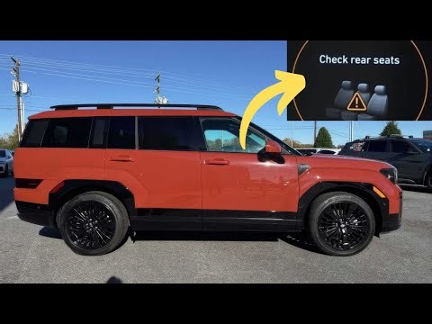 “Check rear seats” warning in Hyundai cars