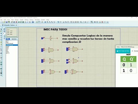 Compuertas Logicas en Proteus