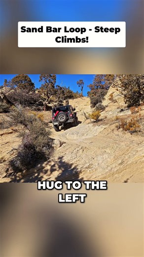 These climbs were no joke! #jeep #rockcrawling #sandbarloop