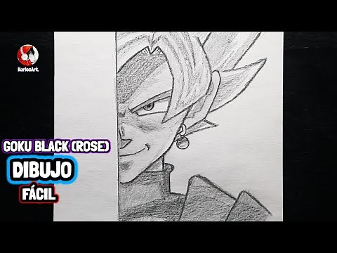 How To Draw Goku Black ( SSJ Rose ) | STEP BY STEP EASY TO PENCIL | how to draw goku rose / anime