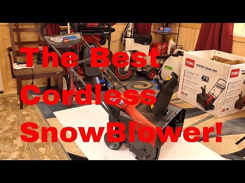 Toro 21 inch Power Clear 60 Volt Battery SnowBlower | Finally a Great Cordless Snow Blower!