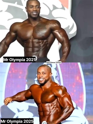 Brandon D Hendrickson Mr Olympia 2021 VS Mr Olympia 2025 | Men's Physique Comparison #shorts