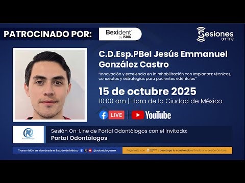 Sesión On-Line: "Innovación y excelencia en la rehabilitación con Implantes: técnicas..."