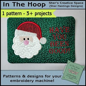 ITH Santa Mug Rug, Christmas Embroidery, in the Hoop Christmas Mug Rug, Christmas Mug Rug, Santa Embroidery, Santa Mat DIGITAL FILE - Etsy