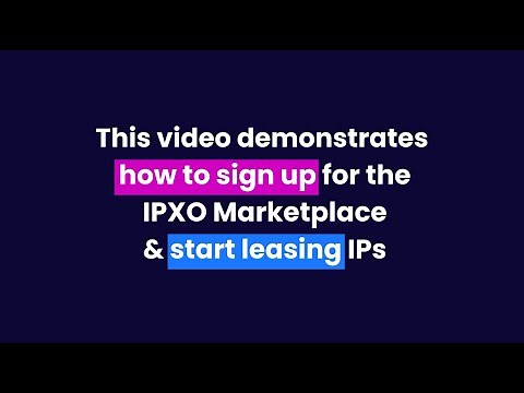 IPXO Tutorial: How to Join and Start Leasing IPs