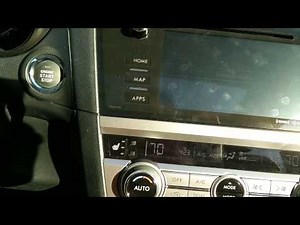 Subaru Outback 2015 No Sound