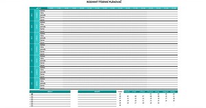 Vytvořte si nekonečný týdenní plánovač v Excelu za 10 minut - Excel hrou