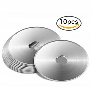 Never stuck on a dull blade! Enjoy our promotion on our 10 PCS Rotary Cutter Blades Pack. *** Now only $11.99 *** 😍Premium Quality New Blades 👠Size 45mm or 28mm 🌷Compatible with Fiskars, Olfa, Clover, ... ☀️Replace your blade regularly to work safer, easier and more accurate Get it here: https://goo.gl/NXbkmh | Madam Sew