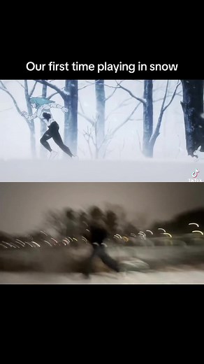 First time seeing snow y not make it cinematic 😁 #nyc #jjkanime #yujivsmahito #reenactment #fypシ