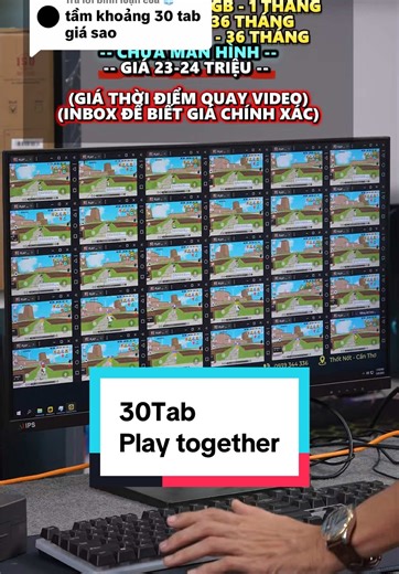 Trả lời @🧊 Pc Dual Xeon Khủng - chơi 30Tab Play together #thamistore #pcgialap #xu #playtogether #playtogethervng