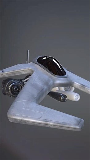 This Blender Ship Model Is Flying Through Asteroids #blender #vfx #scifi