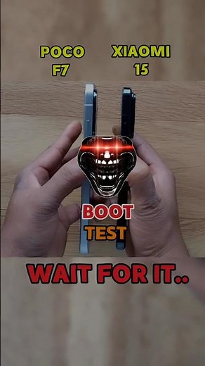 POCO F7 vs XIAOMI 15 – Boot Test Showdown! Who Wins?