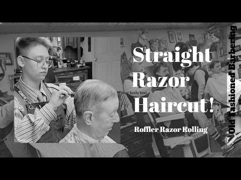 Straight Razor Haircut: Roffler Razor Rolling