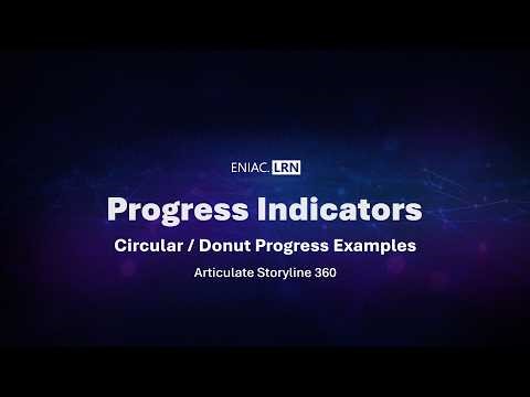 Circular / Donut Progress Indicator Examples | Articulate Storyline 360 | Part – 2