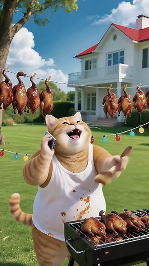 1M views · 14K reactions | Orange fat had a big battle .#AIvideo #FunnyCat #FunnyAnimals #Tiger #CatAndTiger | Funny Reels | Facebook