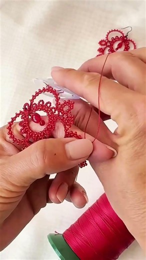 #tattingdesign #weaving #tatting #frivolite